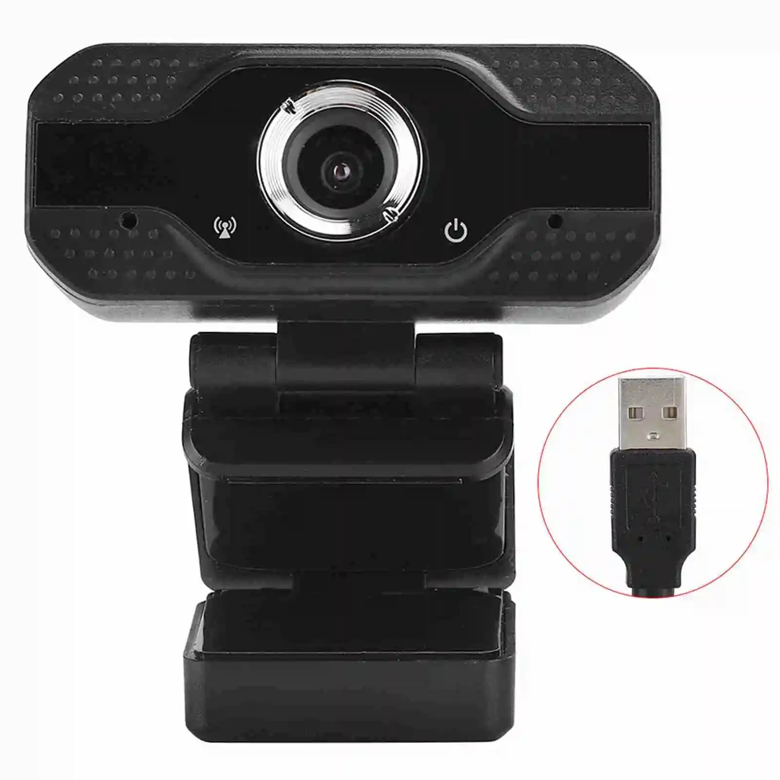 Webcam de classe en ligne avec microphone pour ordinateur de bureau, caméra de lecteur, caméra USB, 