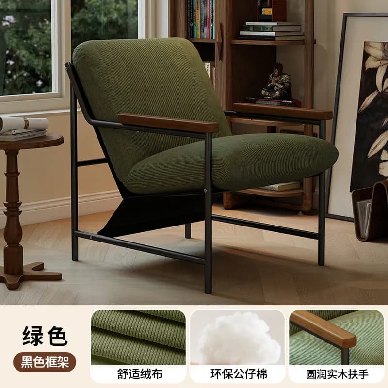 Fauteuil Mid-Century, Canapés de salon, Canapés de bureau pour Tiny House, Tumbonas Playa de designe