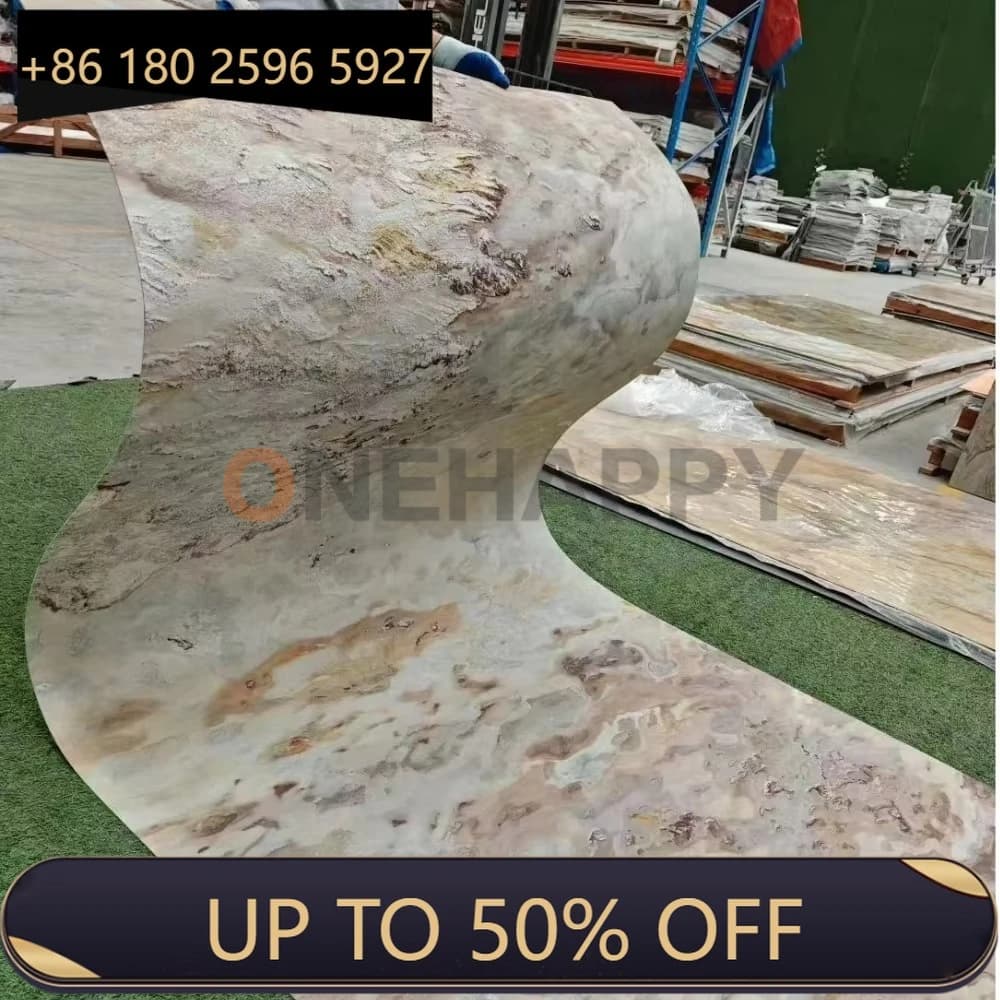 Naturel 1-2mm décor intérieur moderne Ultra mince pierre Flexible revêtement mural naturel panneaux 