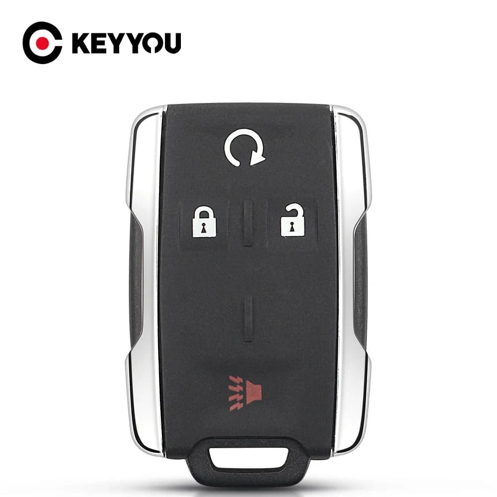 KEYYOU – clé télécommande intelligente à 4 boutons, pour Chevrolet Silverado Colorado GMC Sierra 201