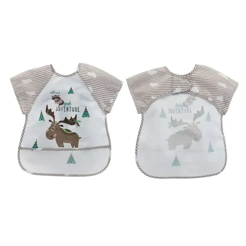 Vêtements de rot imperméables pour garçons et filles de 0 à 3 ans, Smock d'alimentation, tablier d'a