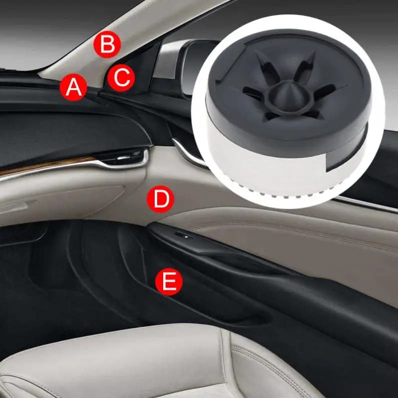 Mini haut-parleurs breton universels pour système audio de voiture, haut-parleurs twecirculation, 35