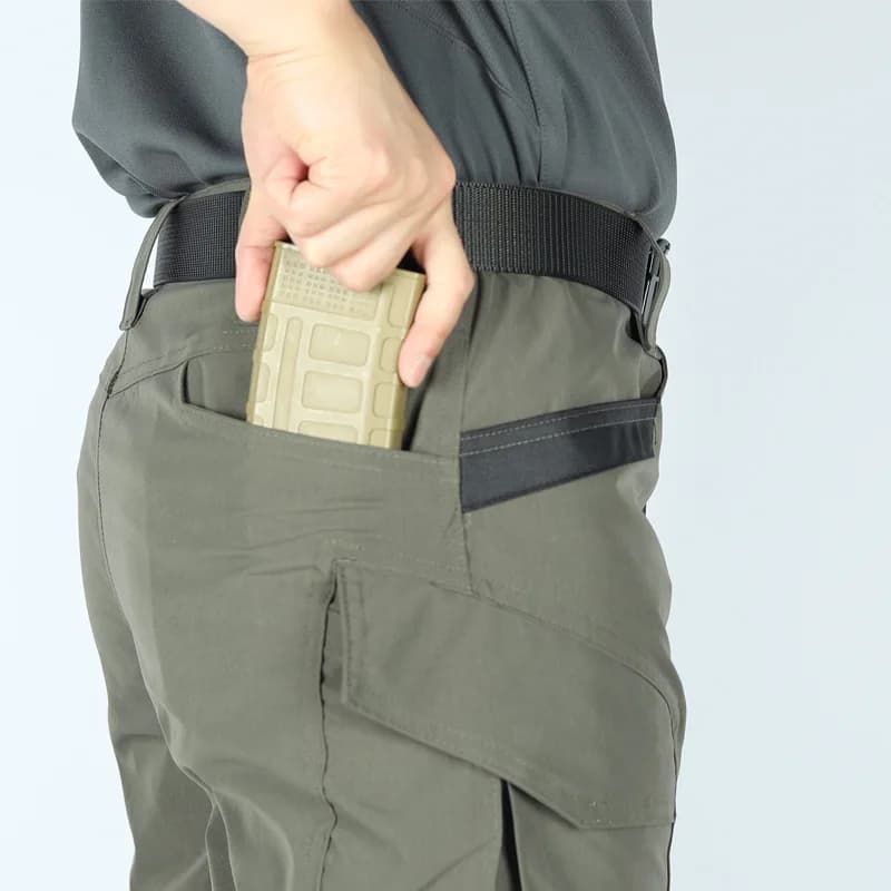 Pantalon tactique pour homme, pantalon d'entraînement multifonctionnel pour l'extérieur avec poches,