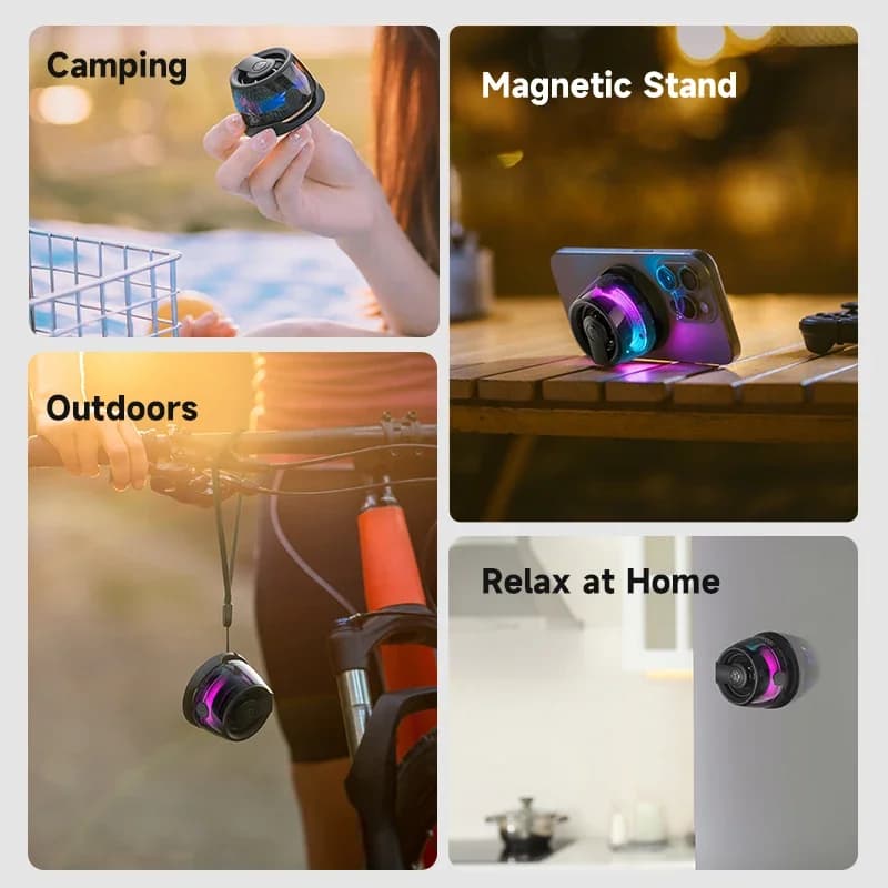 Edifier haut-parleurs Bluetooth portables HECATE G200 magnétique sans fil Bluetooth 5.3 RGB éclairag