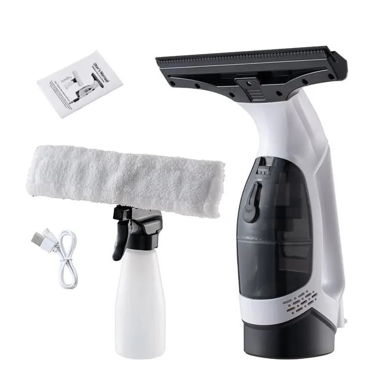 Nettoyeur de vitres électrique sans fil multifonctionnel, Machine blanche, Rechargeable, automatique