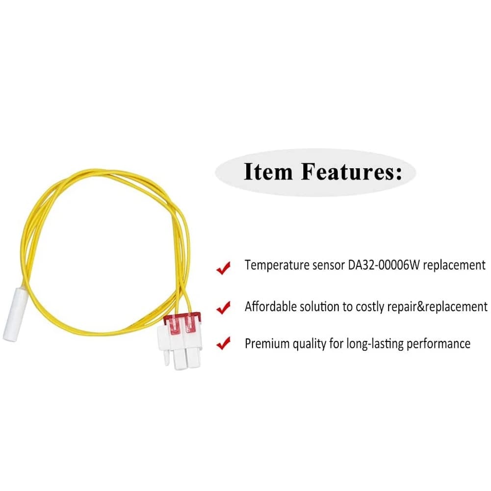 4 pièces DA32-00006W Réfrigérateur Dégivrage Capteur De Température Remplacement Thermoandrefor Sams