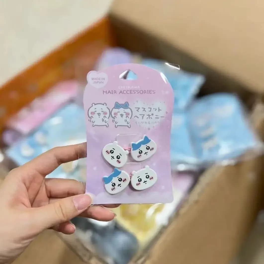 Nouveau Chiikawa Bb pince fille Kawaii pince à cheveux étudiant élastique mignon Usaki Hachiware des