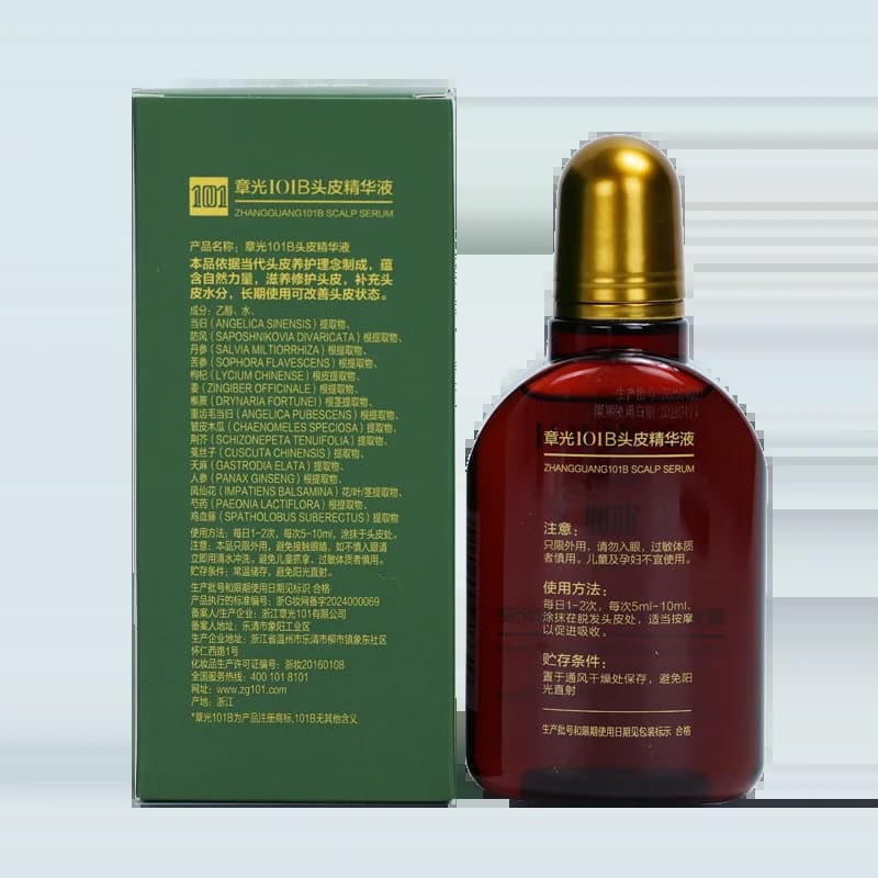 ZHANGGUANG 101B HAIR TONIC 120 ml (101 M) puissant anti-chute de cheveux médecine chinoise thérapie 