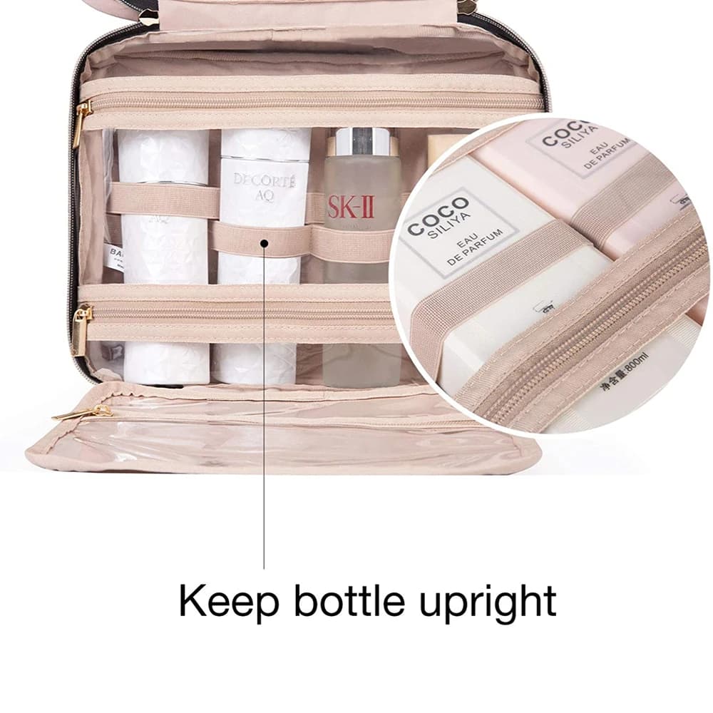 BAGSMART bolsos de maquillaje Sac de rangement de voyage,organisateur de voyage, sac de toilette sus
