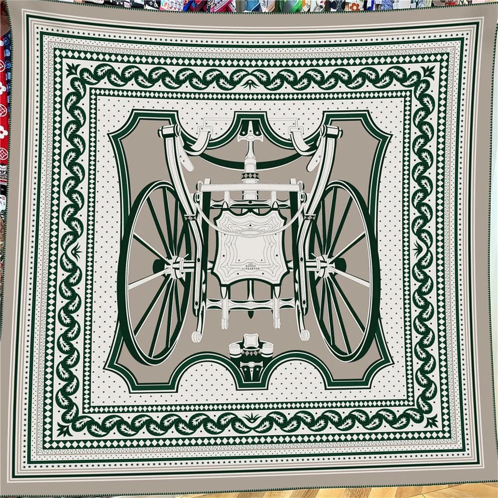 POBING 30% soie 70% cachemire écharpe femmes roulé à la main roue de chariot carré foulards envelopp