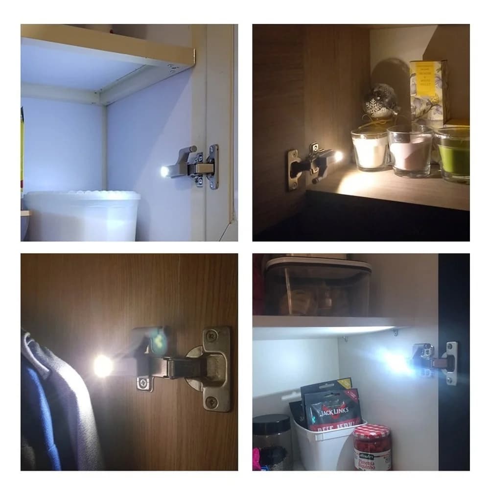 5 pièces lampe à LED armoire charnière lumière cuisine chambre salon placard armoire boucle intérieu