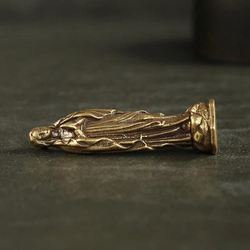 Figurines Vintage en cuivre pur, pendentifs de la vierge marie, en laiton, sainte mère, Religion, fo