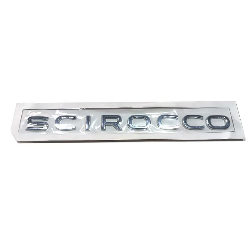 Emblèmes de voiture Scirocco de haute qualité en plastique ABS pour la décoration du coffre