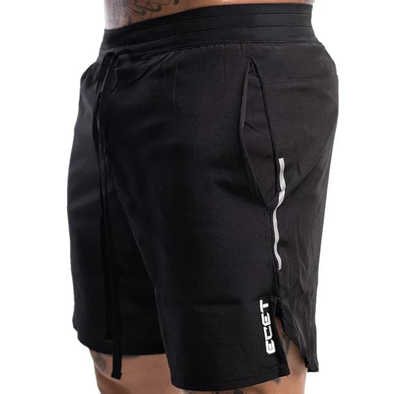 Marque hommes Fitness musculation gymnases Shorts d'entraînement homme été mâle respirant séchage ra