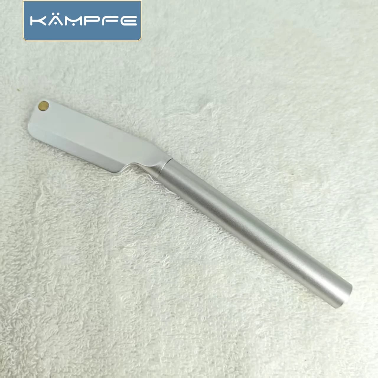 Rasoirs classiques manuels KAMPFE, usinage CNC de sécurité de l'aluminium, pour la barbe et le coiff