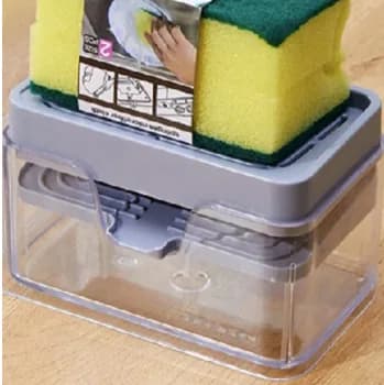Distributeur de savon automatique pour liquide vaisselle et brosse à vaisselle