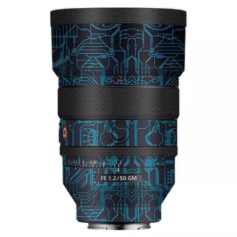 Film de protection adhésif anti-rayures en vinyle pour objectif d'appareil photo Sony FE 50 F1.2 GM,