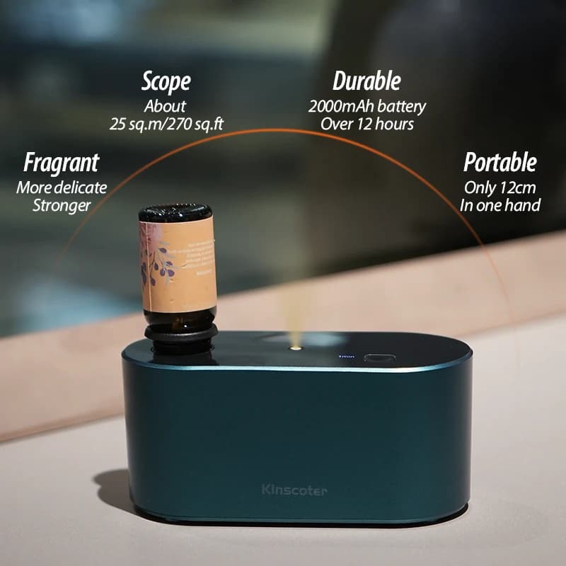KINSCOTER – diffuseur d'arôme Portable sans eau, nébuliseur d'huile essentielle Compact, Machine de 