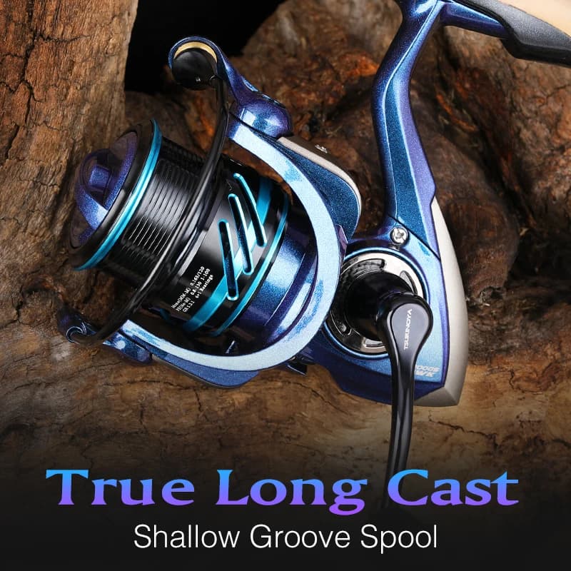 TSURINOYA – moulinet de pêche à tambour fixe 2000S 2500S 3000S HAWK 5.2:1 7kg, roulement en acier in