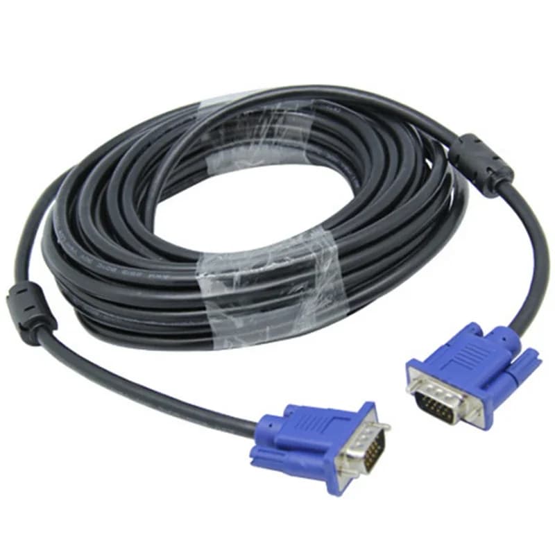Câble VGA vers VGA 15 broches mâle vers mâle, connecteur de convertisseur d'extension vidéo pour mon
