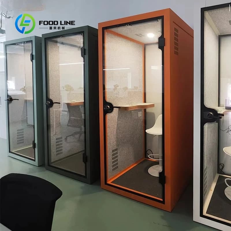 Cabine téléphonique de bureau personnalisée insonorisée pour intérieur, isolation phonique DIY, cabi