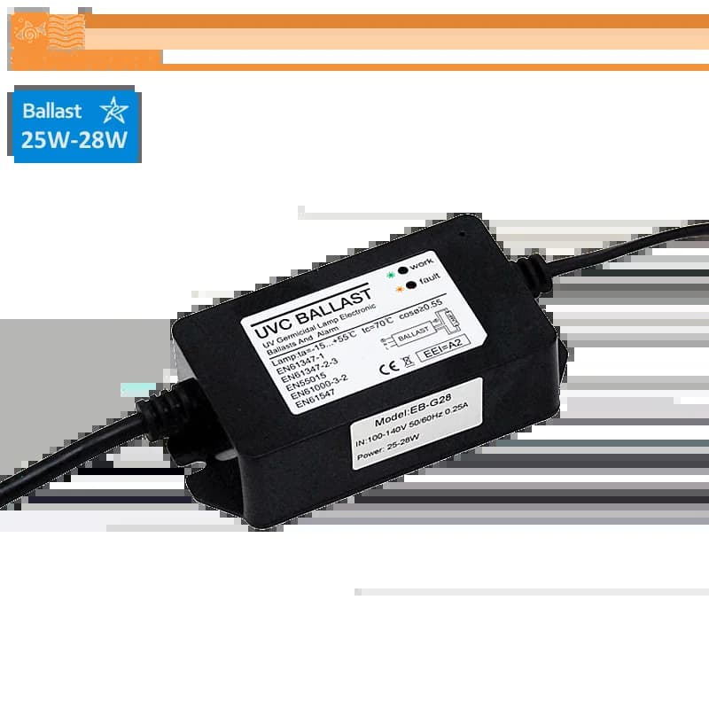 Ballasts électroniques 25-28W avec EB-G28 d'alarme audible et visible