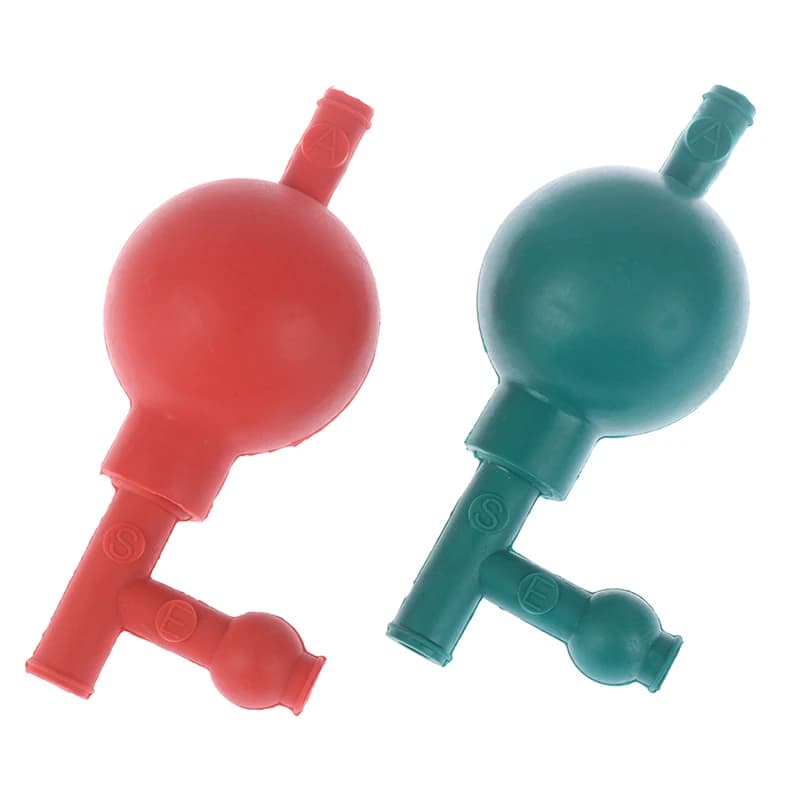 Ampoule d'aspiration en caoutchouc de laboratoire, remplissage de pipette quantitatif à pression sûr