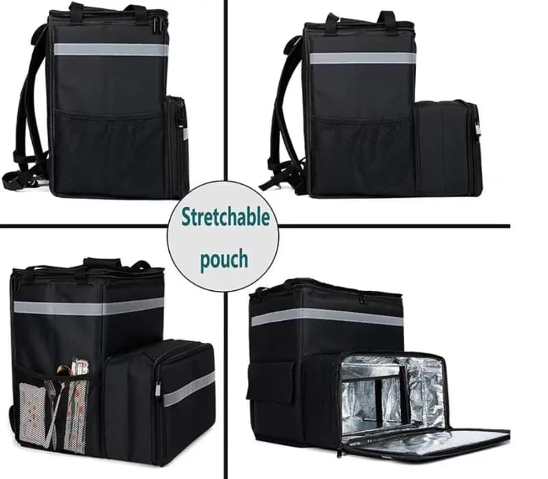 Sac à dos isotherme imperméable pour livraison de repas, robuste, pour livreurs