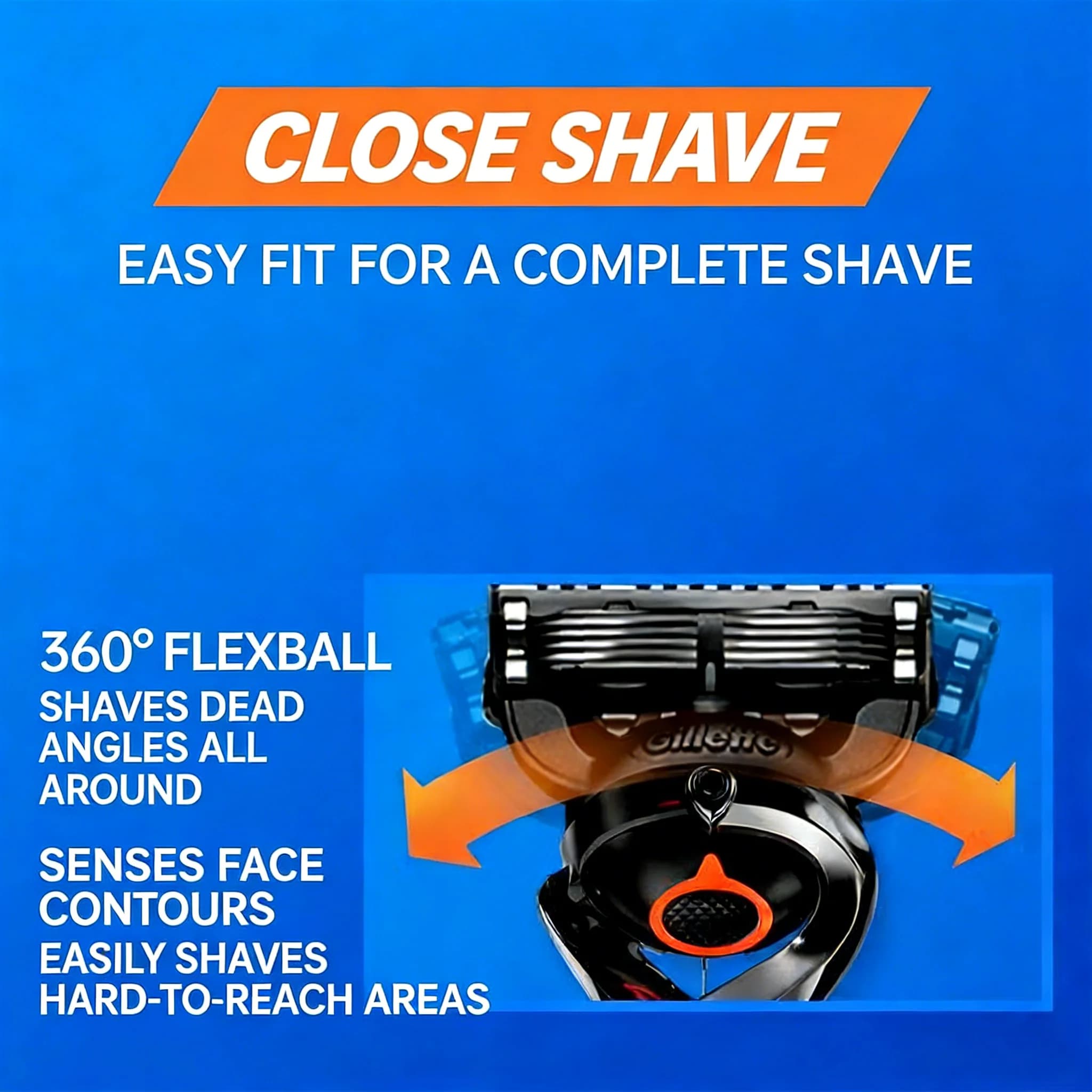 Rasoir Gillette Fusion5 ProGlide pour hommes, ensemble de rasoirs pour hommes, lame de rasoir, manch