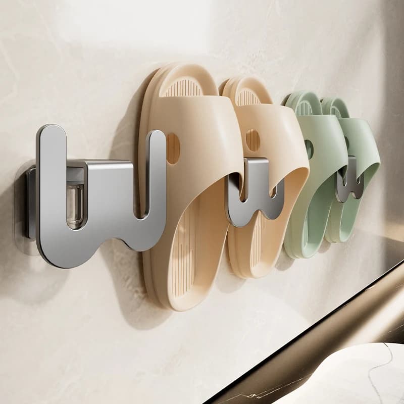 Sans poinçonnage chambre rangement soigné chaussure séchage pantoufles support salle de bain support