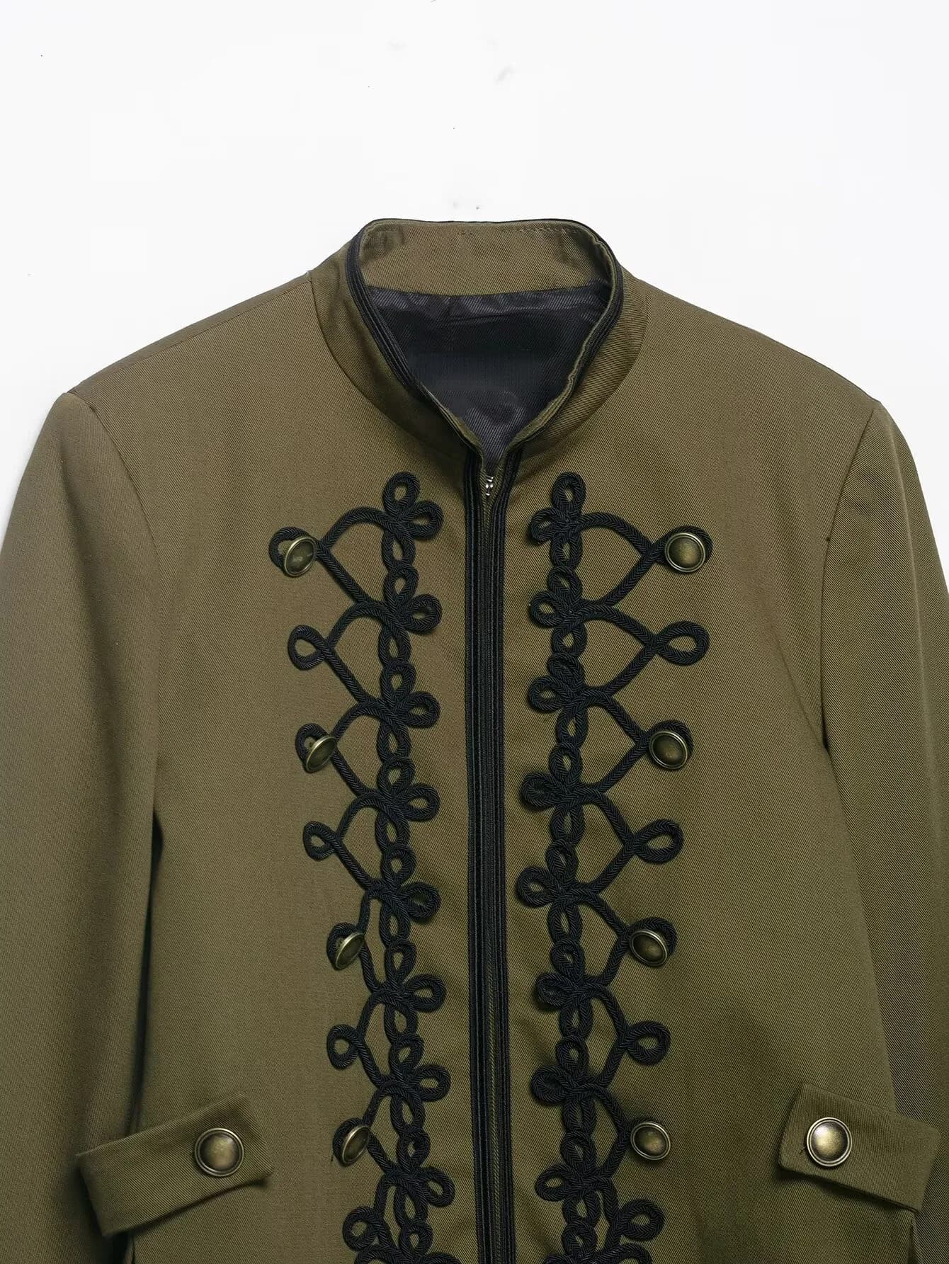 ZYIG Nouvelle Collection Printemps 2026 – Veste de Costume Élégante pour Femme avec Épaulettes Rembo