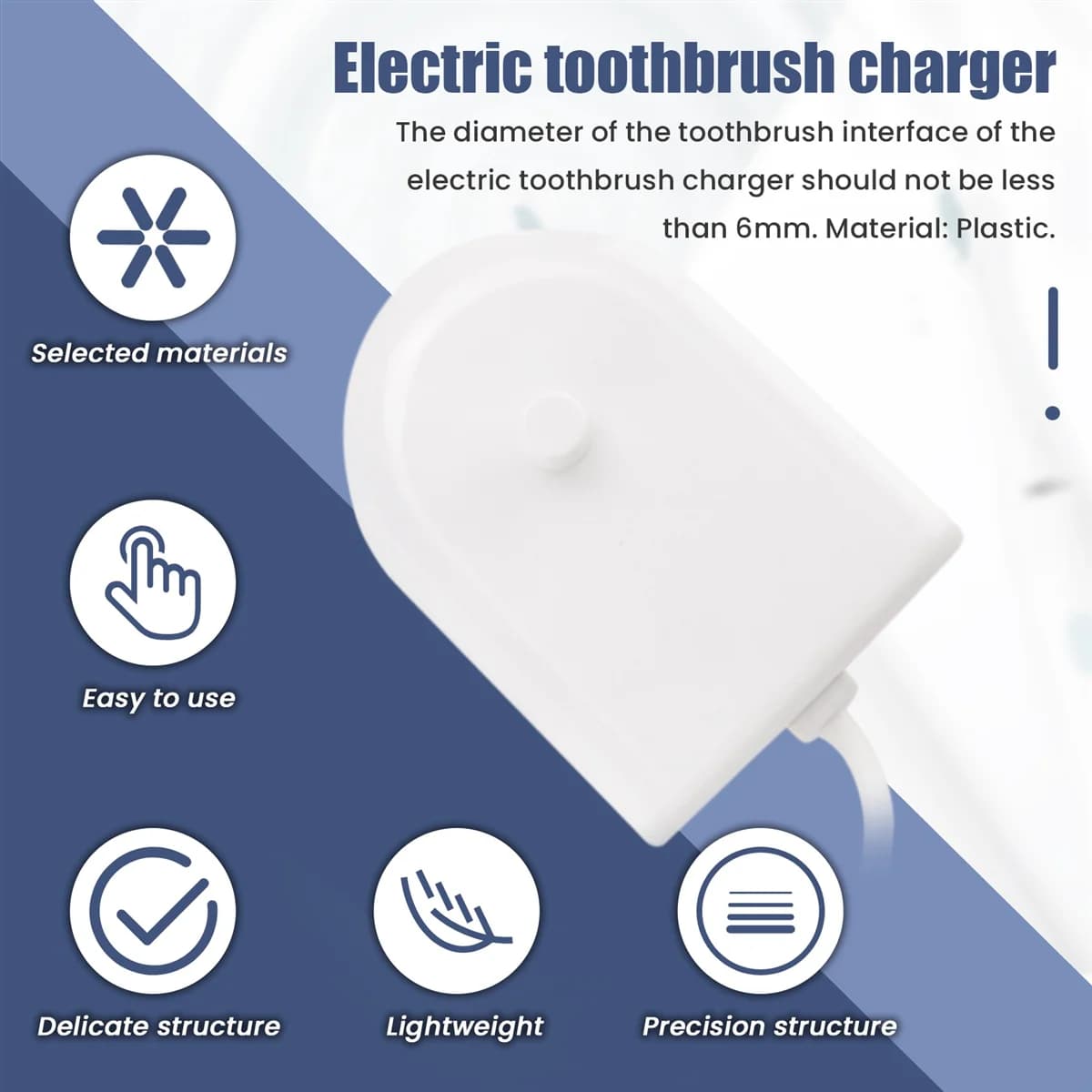 Chargeur à induction pour brosse à dents électrique Philips HX8140, HX6100, HX9112, HX3110, adaptate