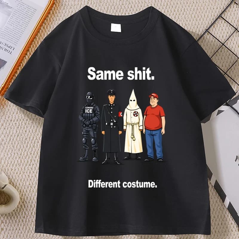 T-shirt « Same Shit Different Costume », T-shirt politique anti-Trump, T-shirt graphique amusant pou