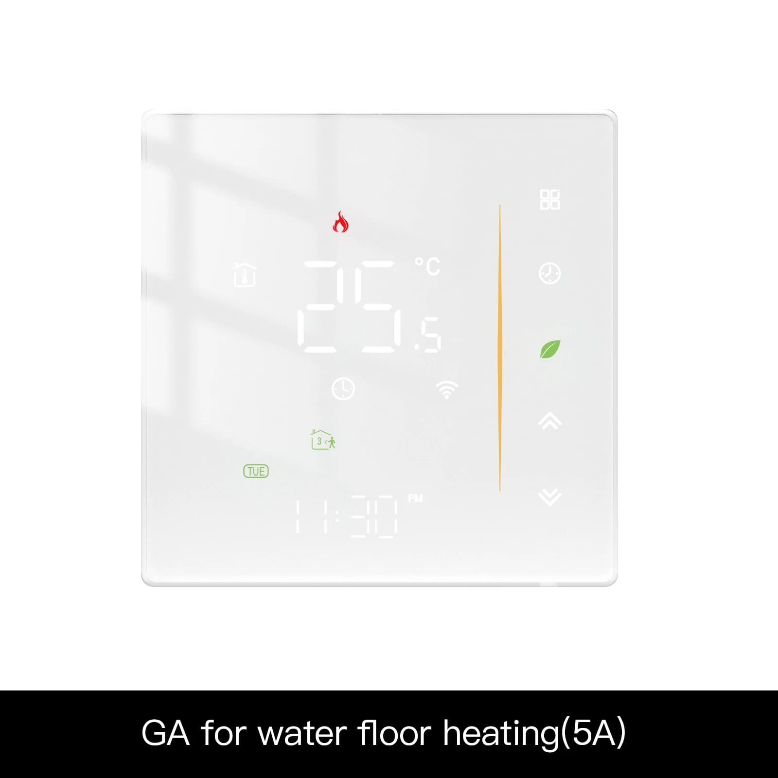 Moes-Contrôleur de température ambiante sans fil ThermoandreWiFi, eau, électrique, chauffage au sol,