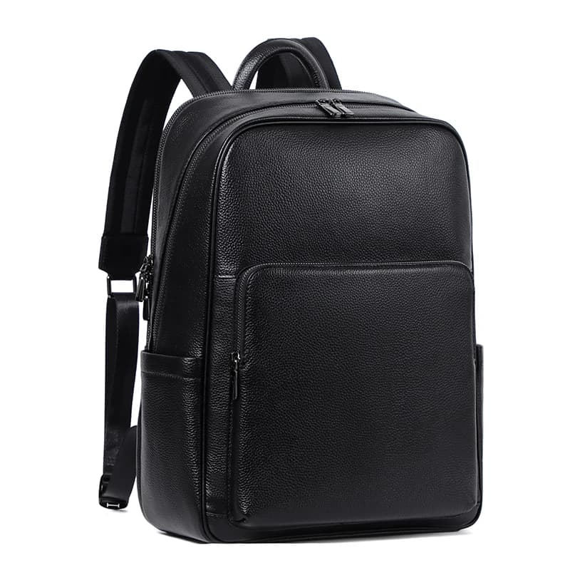 100% vache en cuir véritable hommes sacs à dos mode véritable cuir naturel étudiant sac à dos garçon