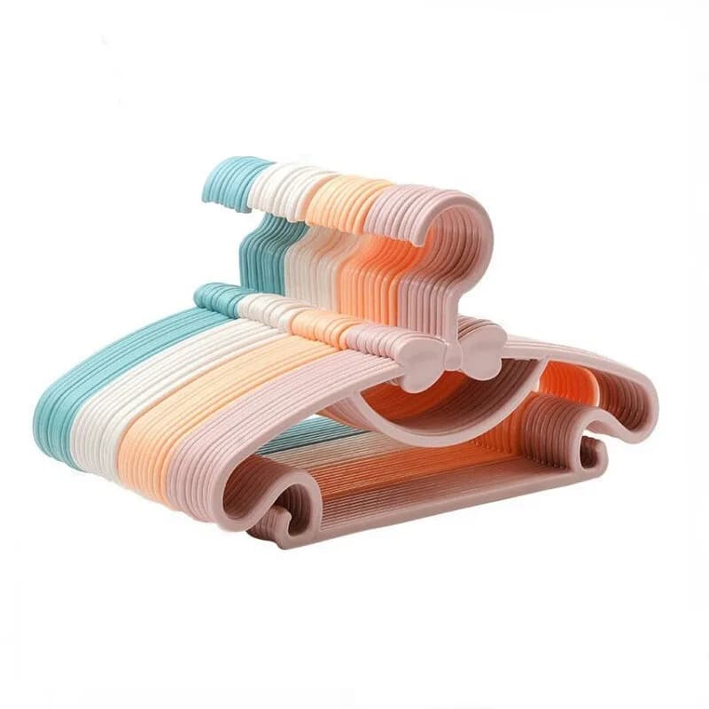 Porte-vêtements en plastique pour bébé, 5/10/20 pièces, Portable, affichage de serviettes, écharpes,