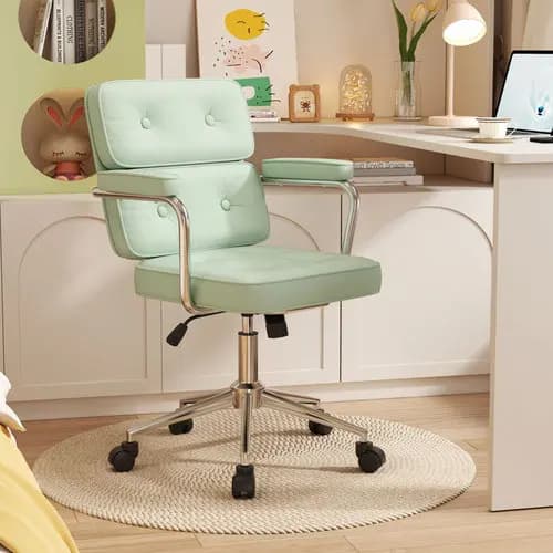 Chaise d'Ordinateur Confortable pour Bureau, Bureau, Dortoir, Étudiant, Étude, Maquillage, Chambre à