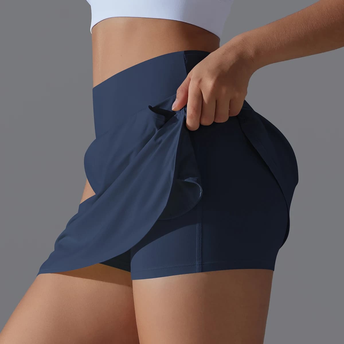 Jupe de Yoga pour Sports de plein air, jupe de Tennis, de Badminton, taille haute, respirante, pour 