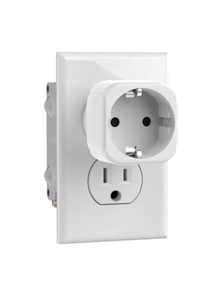 Adaptateur de voyage 2 pièces, prise européenne allemande, prise de voyage ue vers US, convertisseur