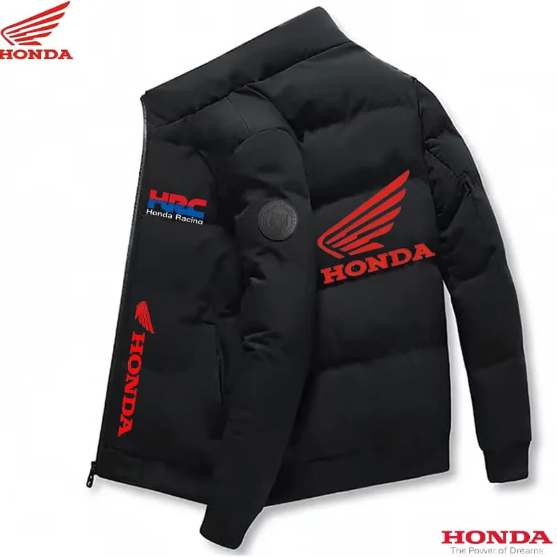 Honda veste en coton chaud décontracté hiver moto veste de sport hommes qualité extérieur veste épai