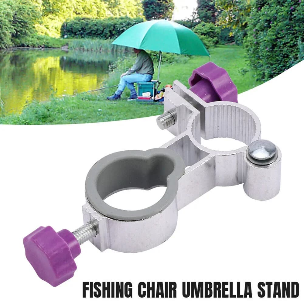Support de parapluie de chaise de pêche pour chaise de jardin, outils de serrage en alliage d'alumin