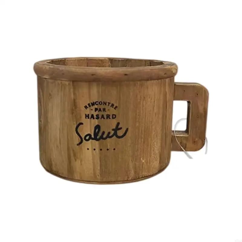 Conteneur jardinière en bois, parfait pour décoration table, bureau, terrasse, balcon, jardinage, d'