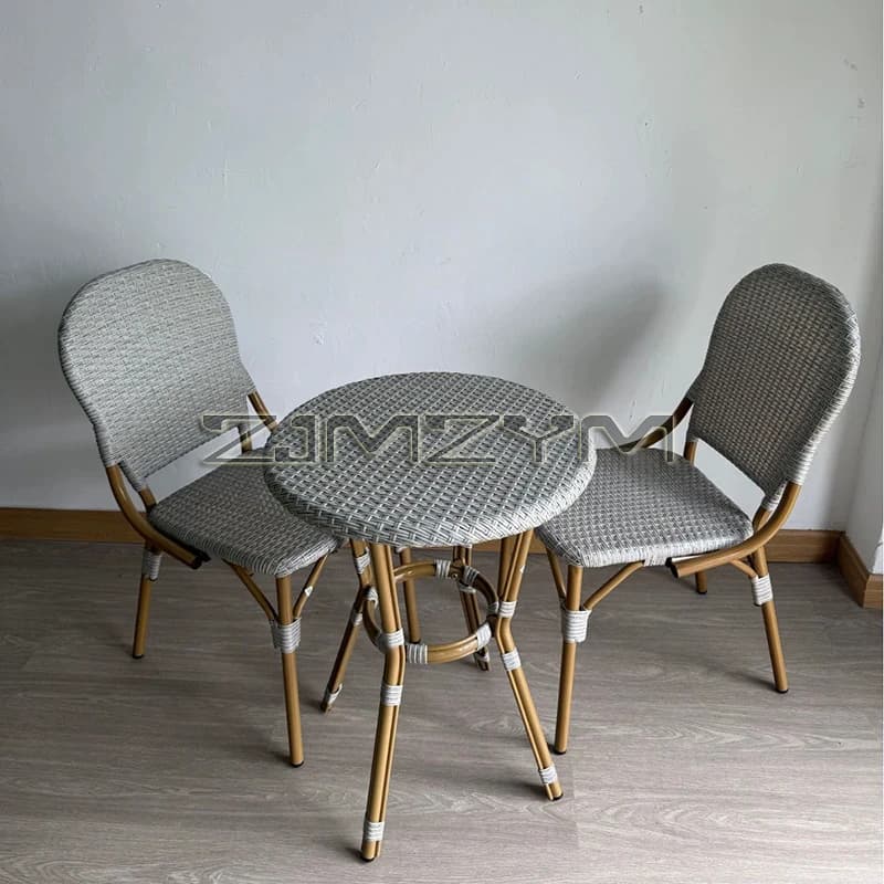 Petite Table basse, Table d'appoint tissée en rotin, petite Table ronde Simple pour la maison, Table