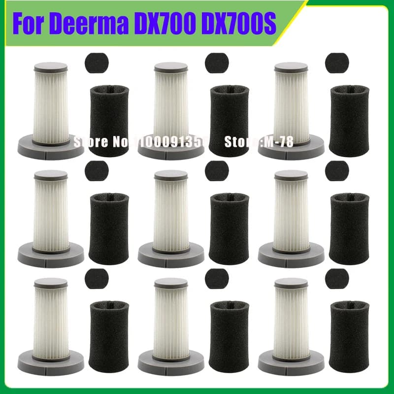 Filtre HEPA de remplacement pour aspirateur Xiaomi Deerma DX700 DX700S, brosse de nettoyage de filtr