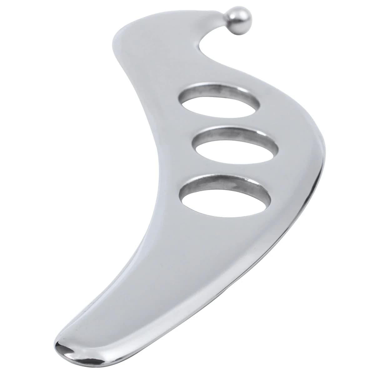 Outil de masseur de plaque Gua Sha Guasha en acier inoxydable, grattoir de thérapie fongique, machin