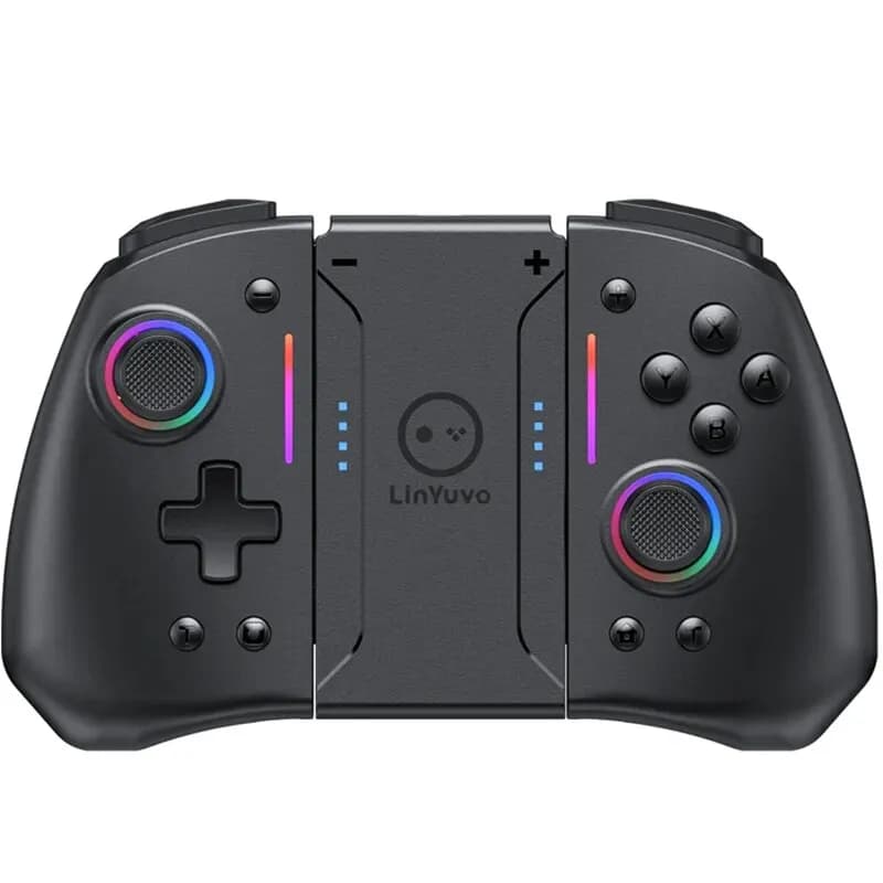 LinYuvo-Meteor Light Joy-Sub sans fil avec 8 documents, lumières RVB pour interrupteur, Lite, OLED, 