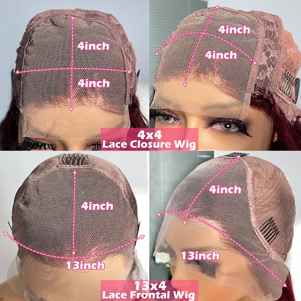 Perruque Lace Front Wig Body Wave Brésilienne Naturelle, Cheveux Blond Miel, Sans Colle, 13x6 HD, 30