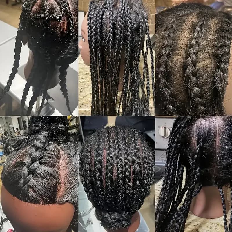 Tête de poupée de mannequin de cosmétologie pour la pratique du coiffeur avec support à pince gratui