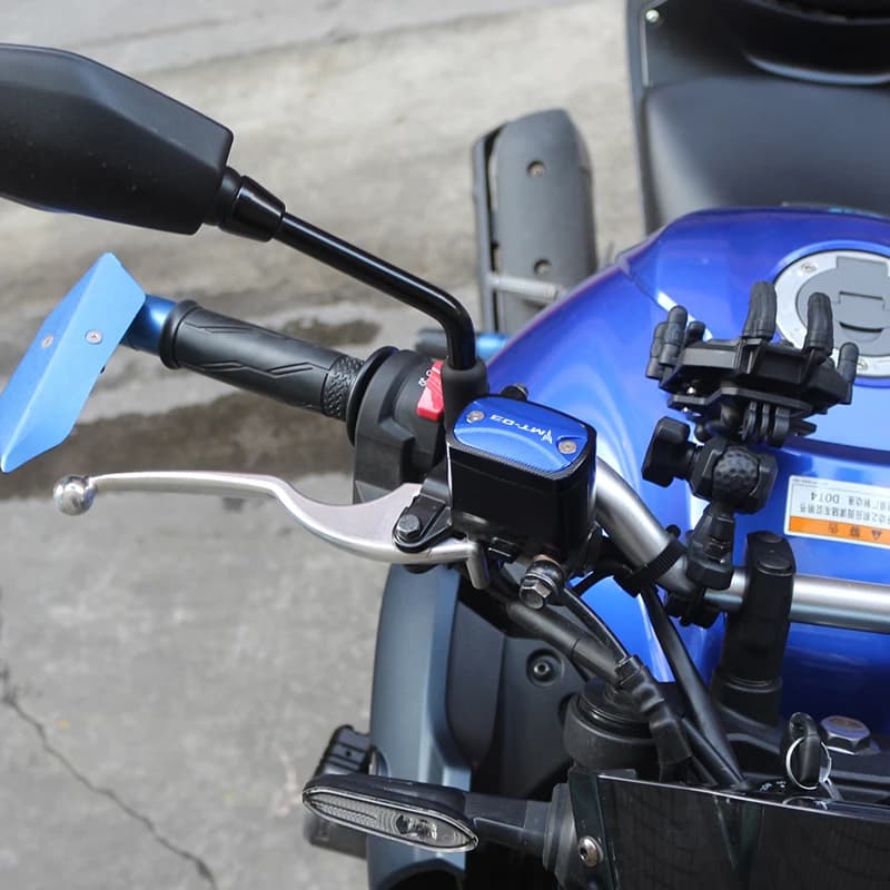 Couvercle de réservoir de liquide de cylindre d'embrayage de frein avant, accessoires de moto pour Y