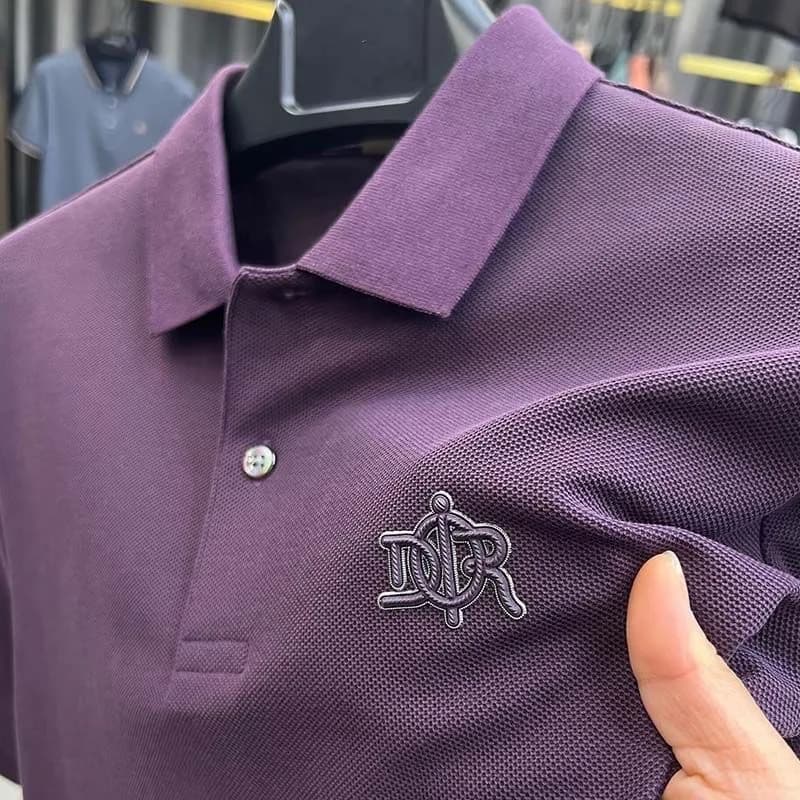 100% pur coton haut de gamme à la mode à manches courtes été nouveau haute qualité hommes d'affaires